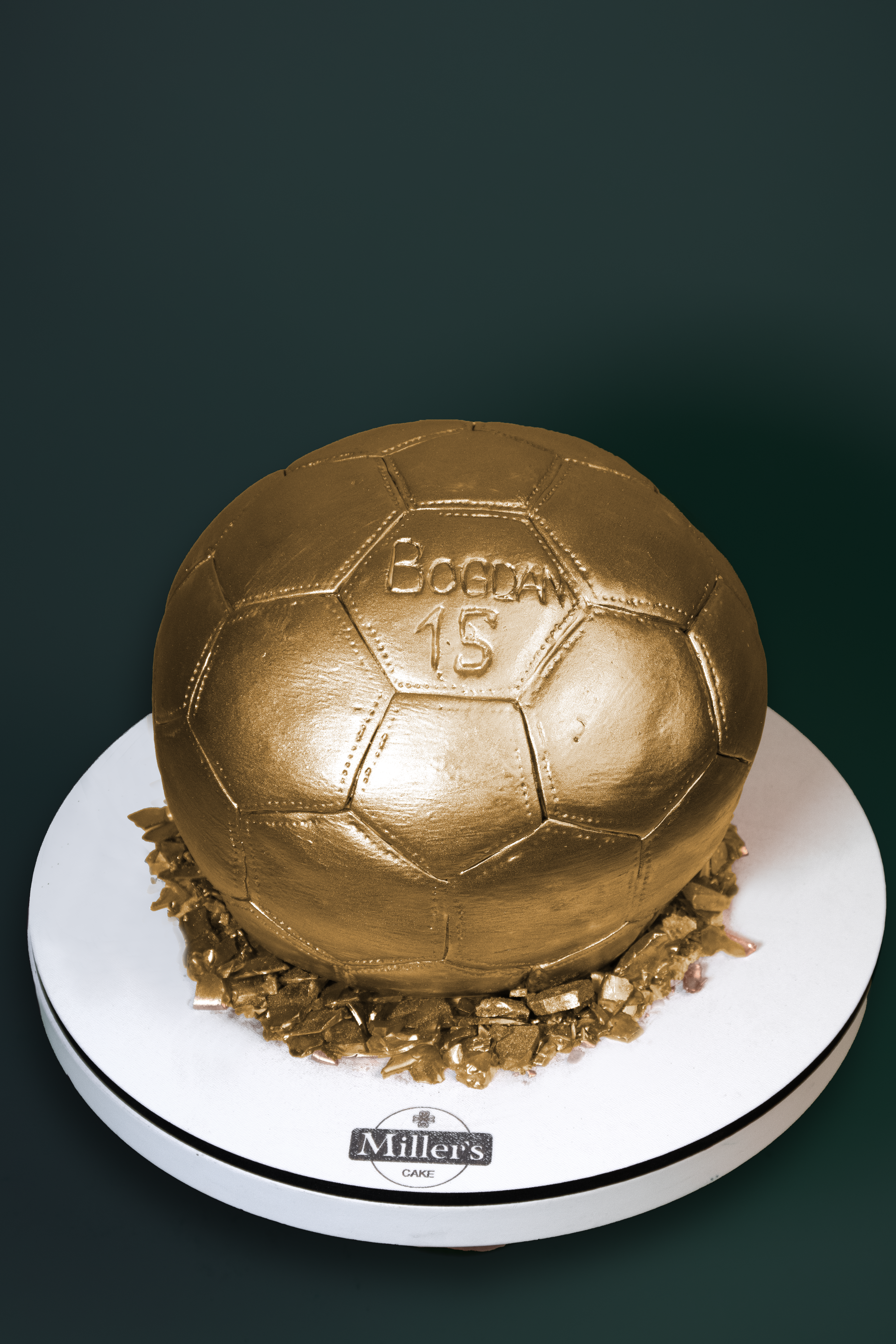 Golden Ball Cake