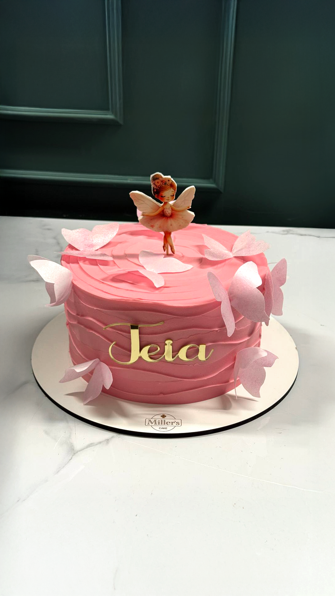 Delicate Pink Fairy Cake
