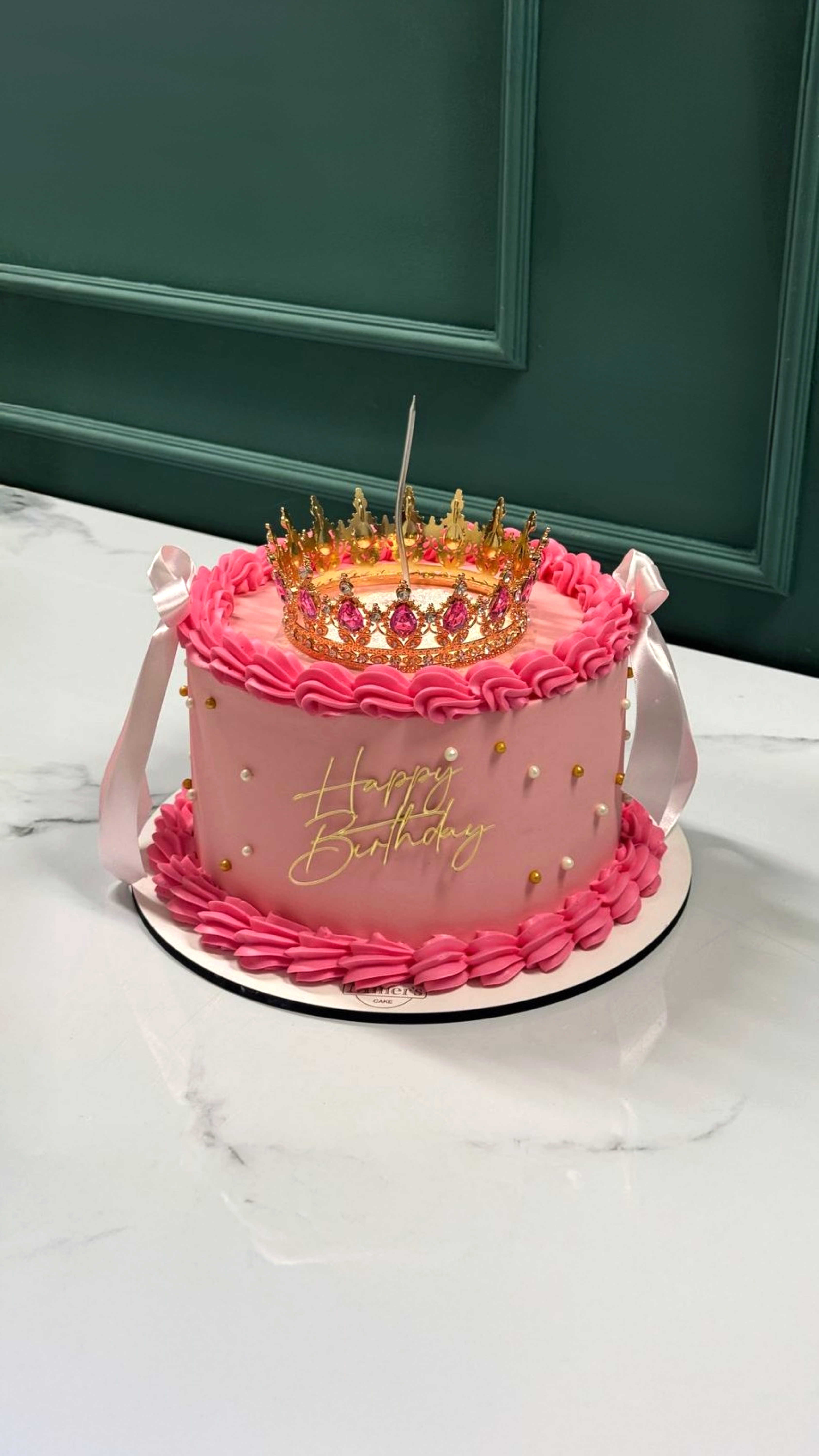 Princess Crown Birthday Cake