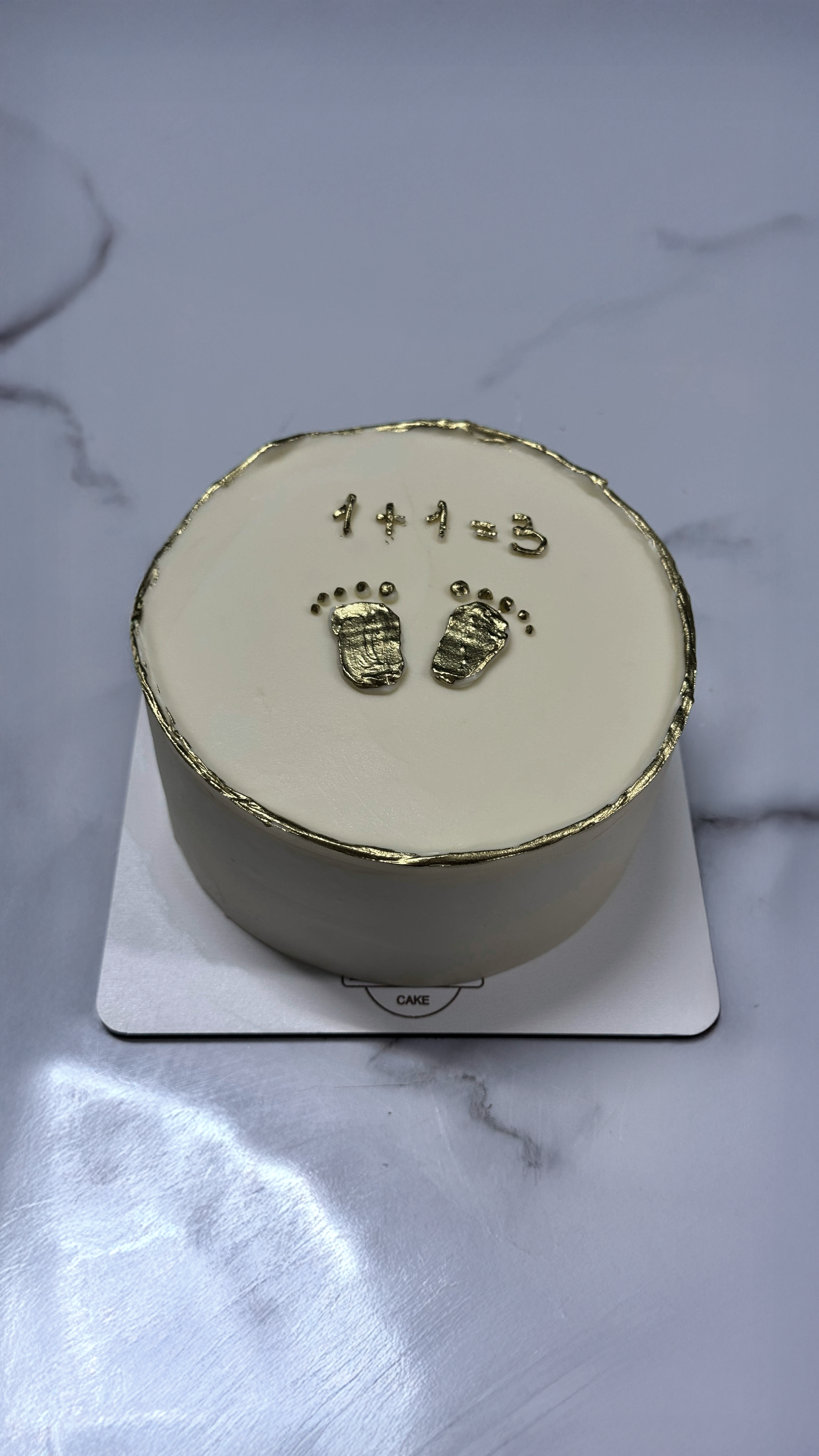 Baby on the Way Cake