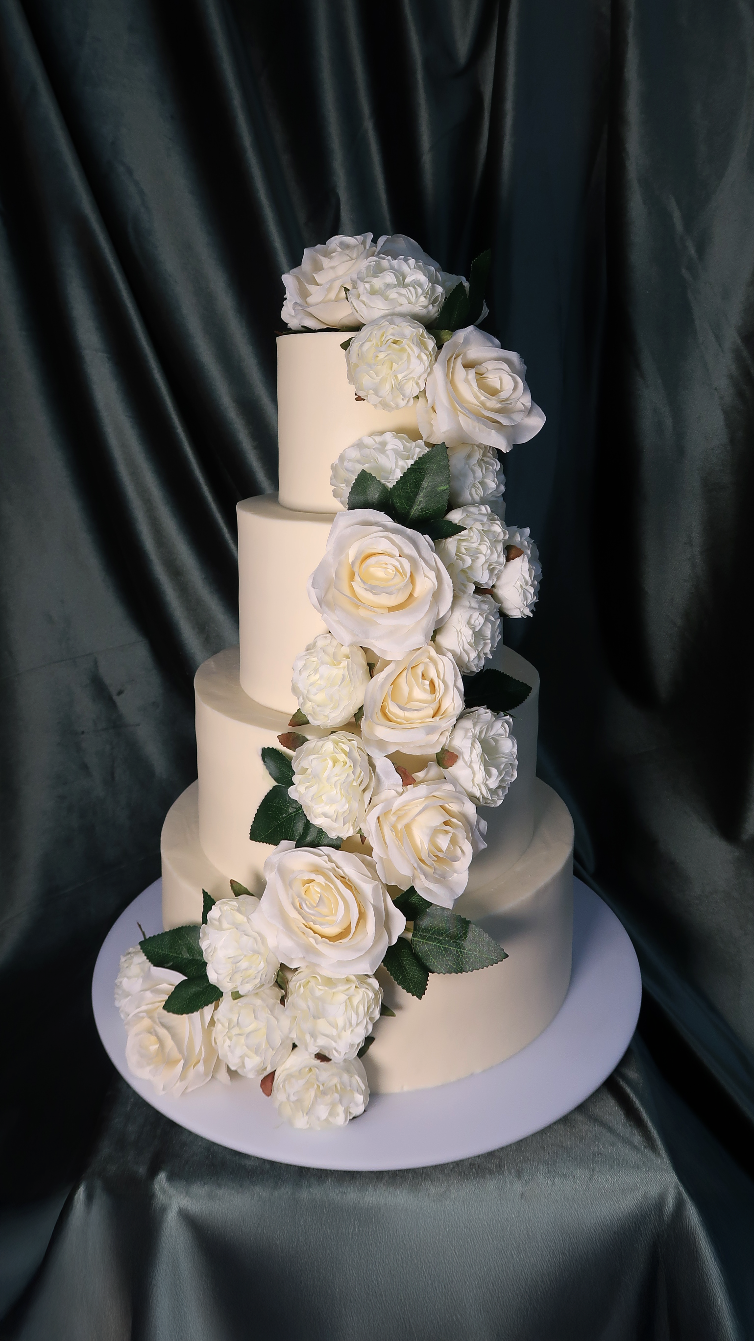 Love Wrapped in White Roses