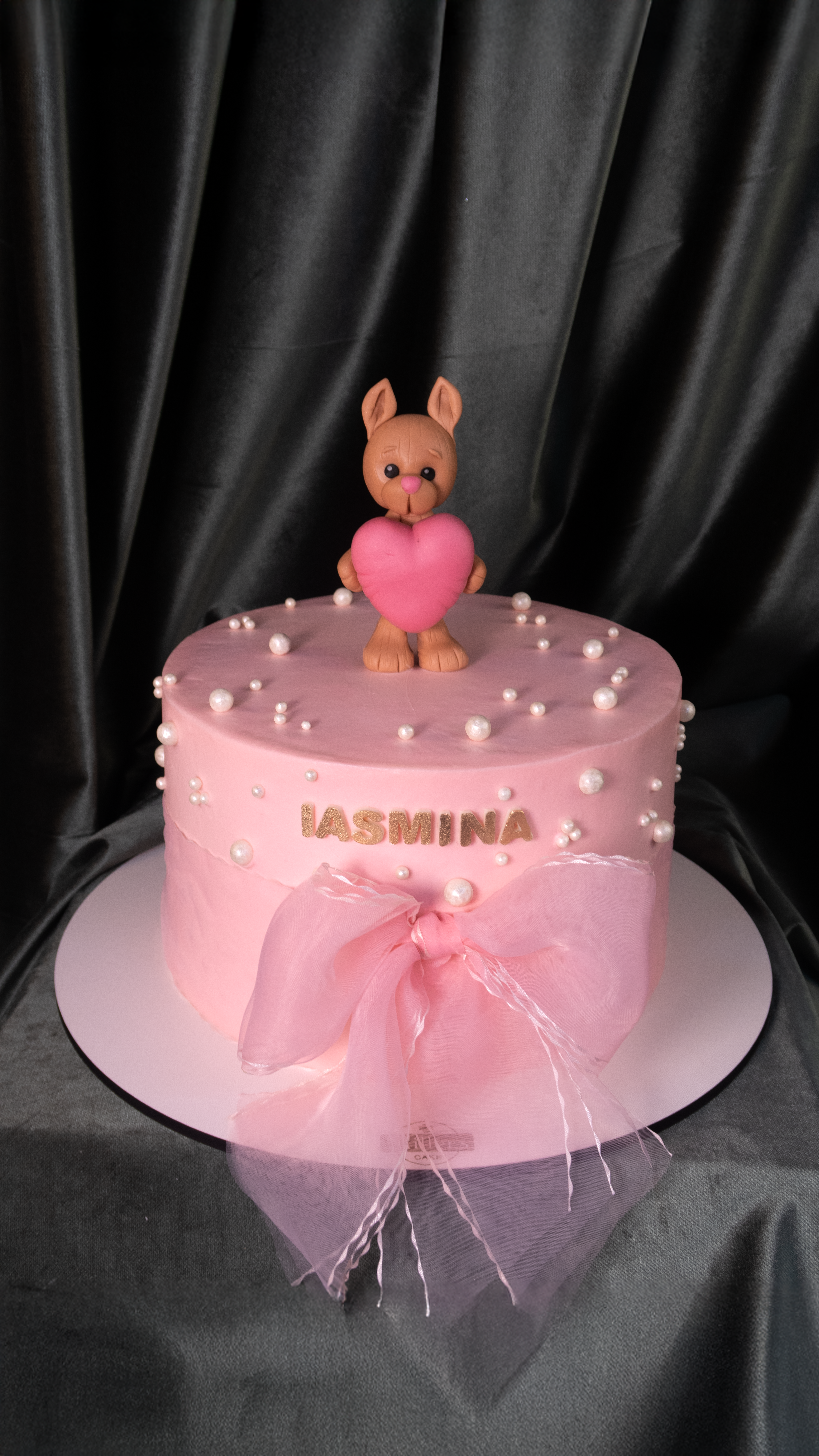 Pink Bow Birthday Cake