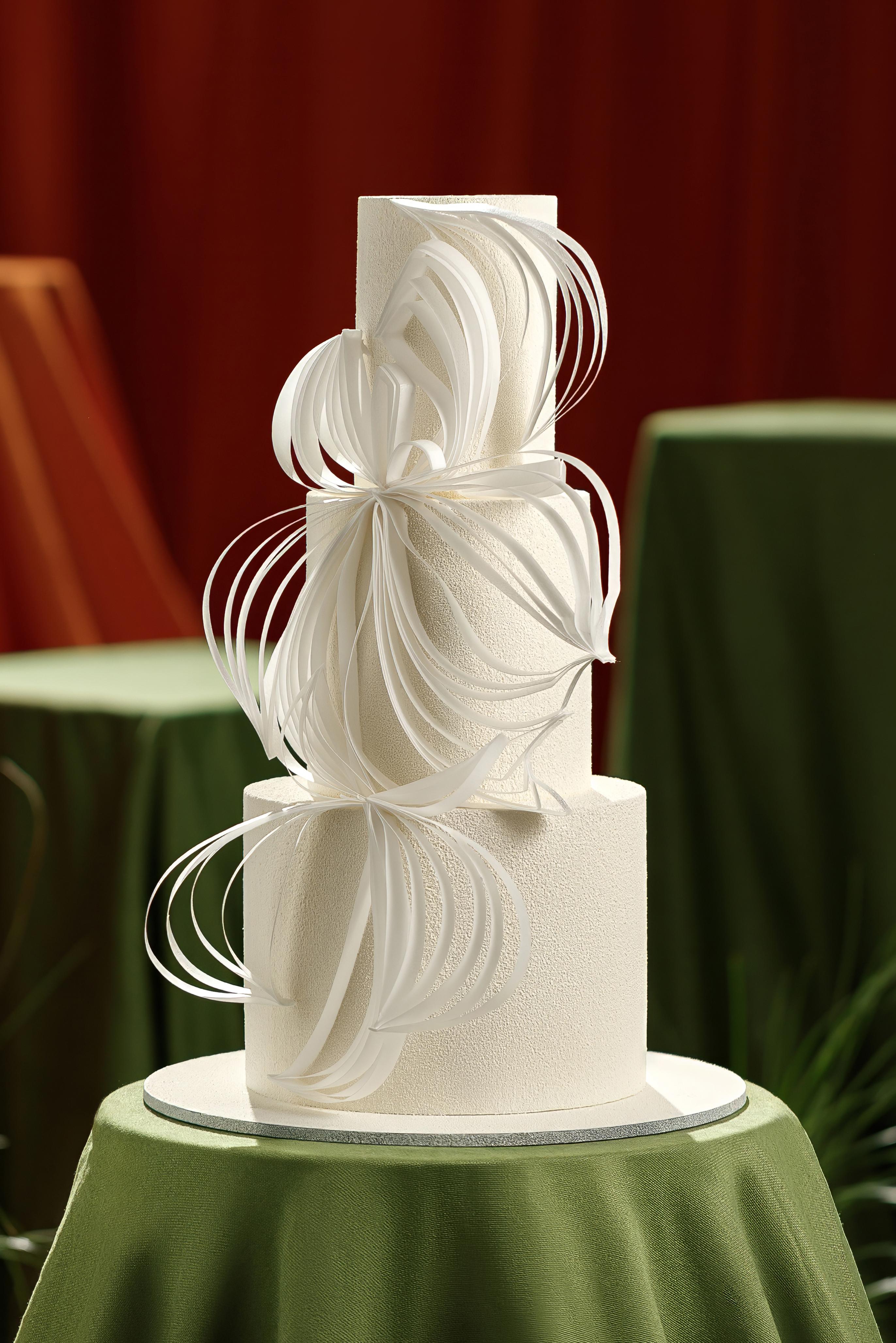 Fluid Elegance in Pure White