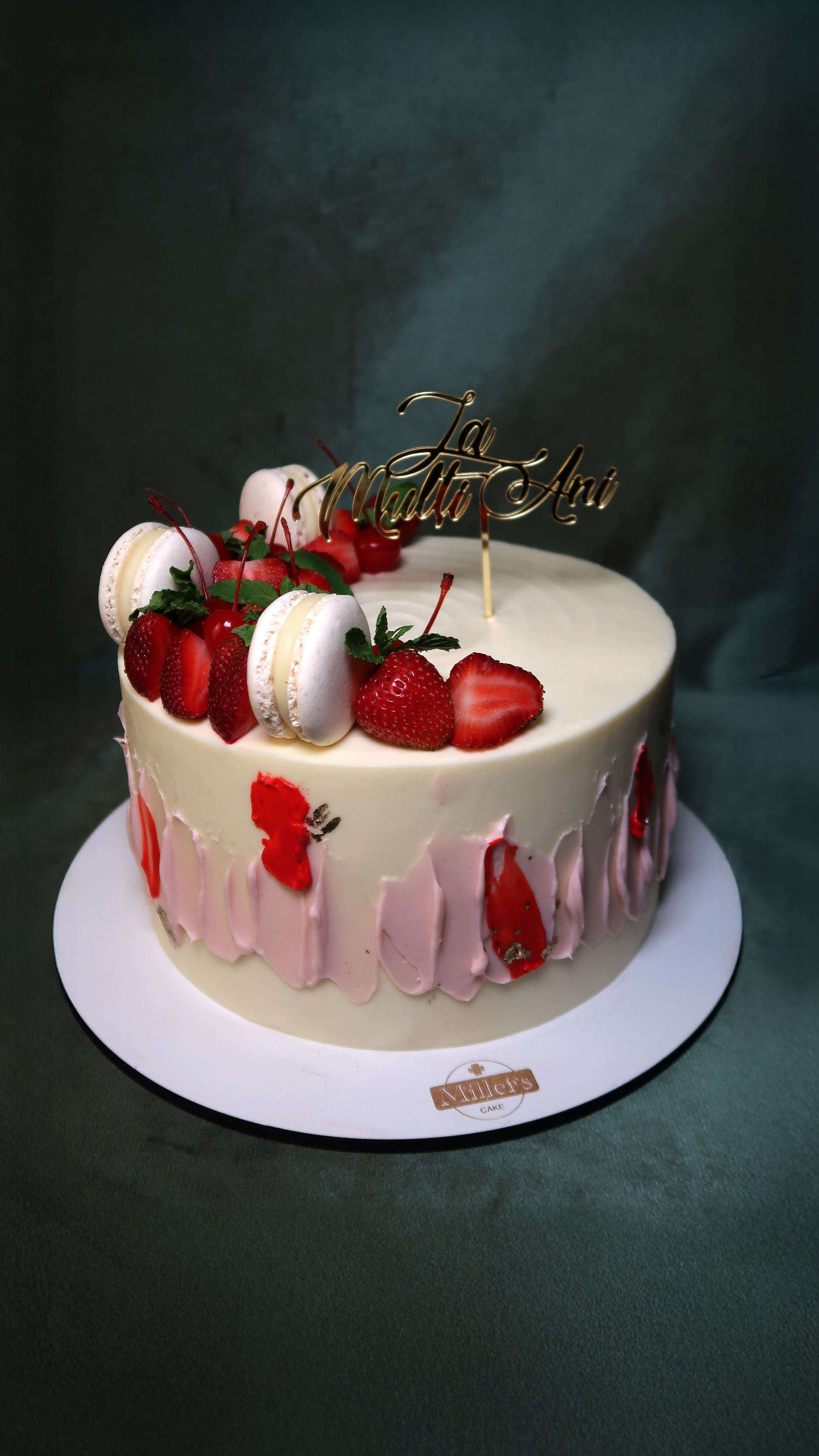 Birthday Bliss with Berries & Macarons