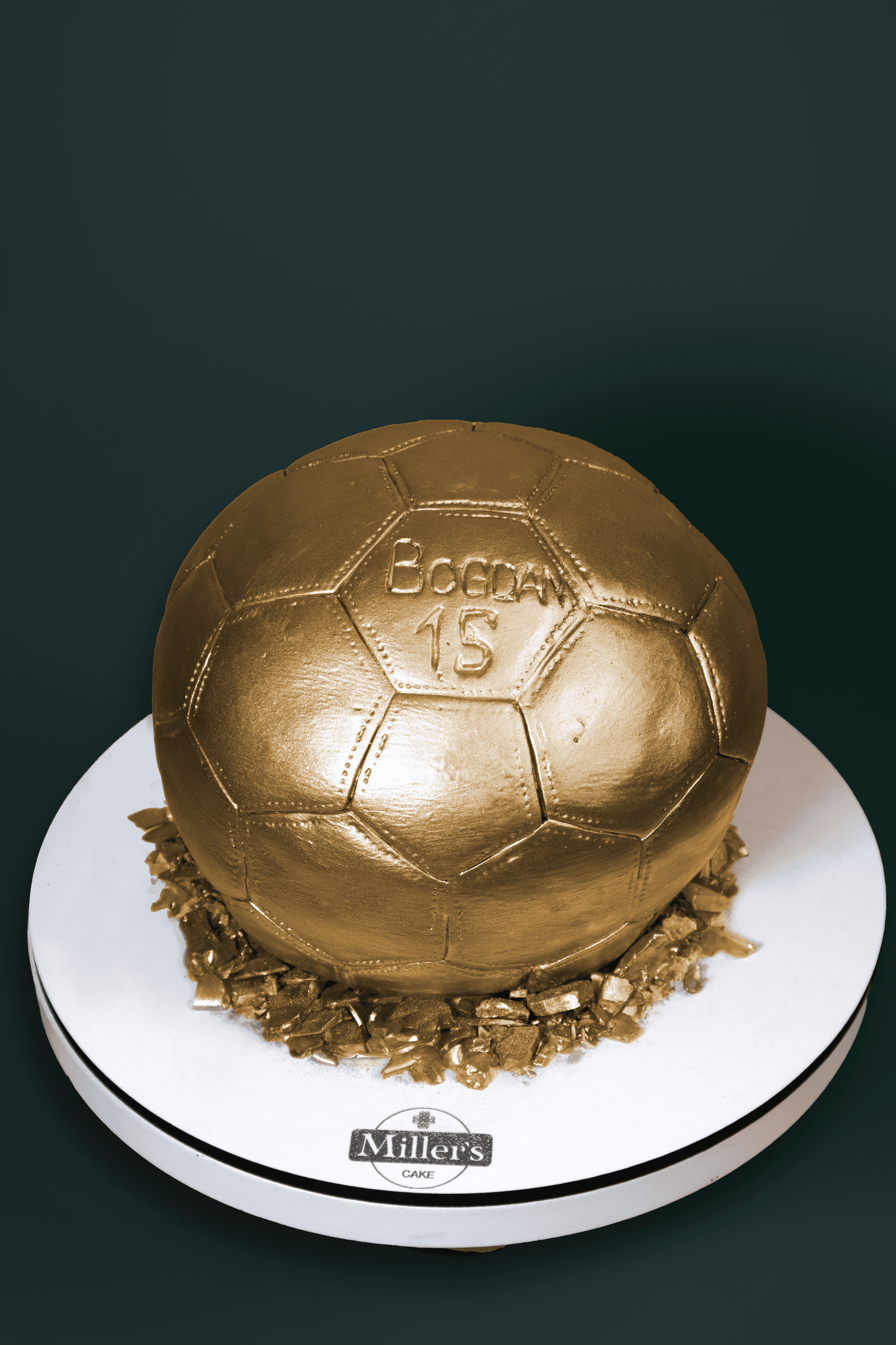 Golden Ball Cake