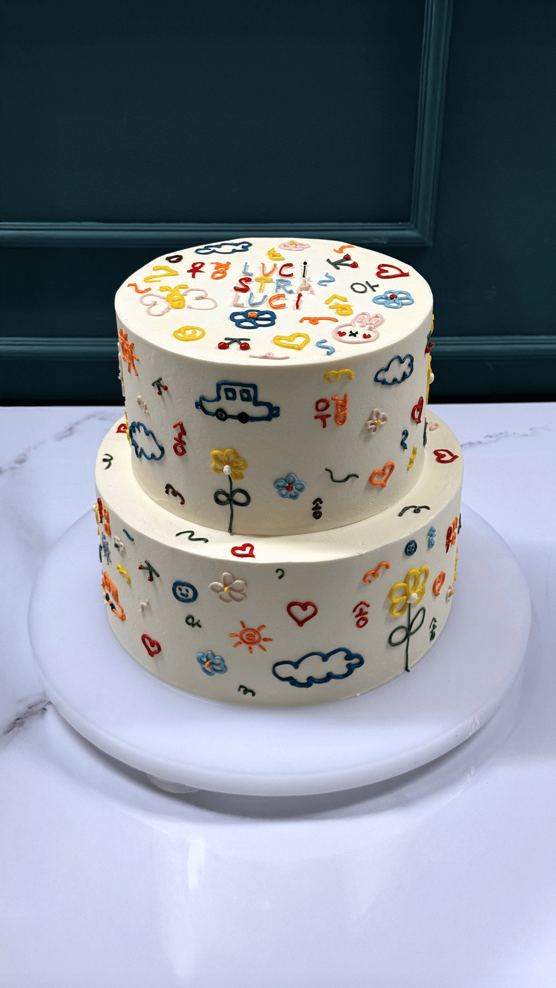Doodle Birthday Cake