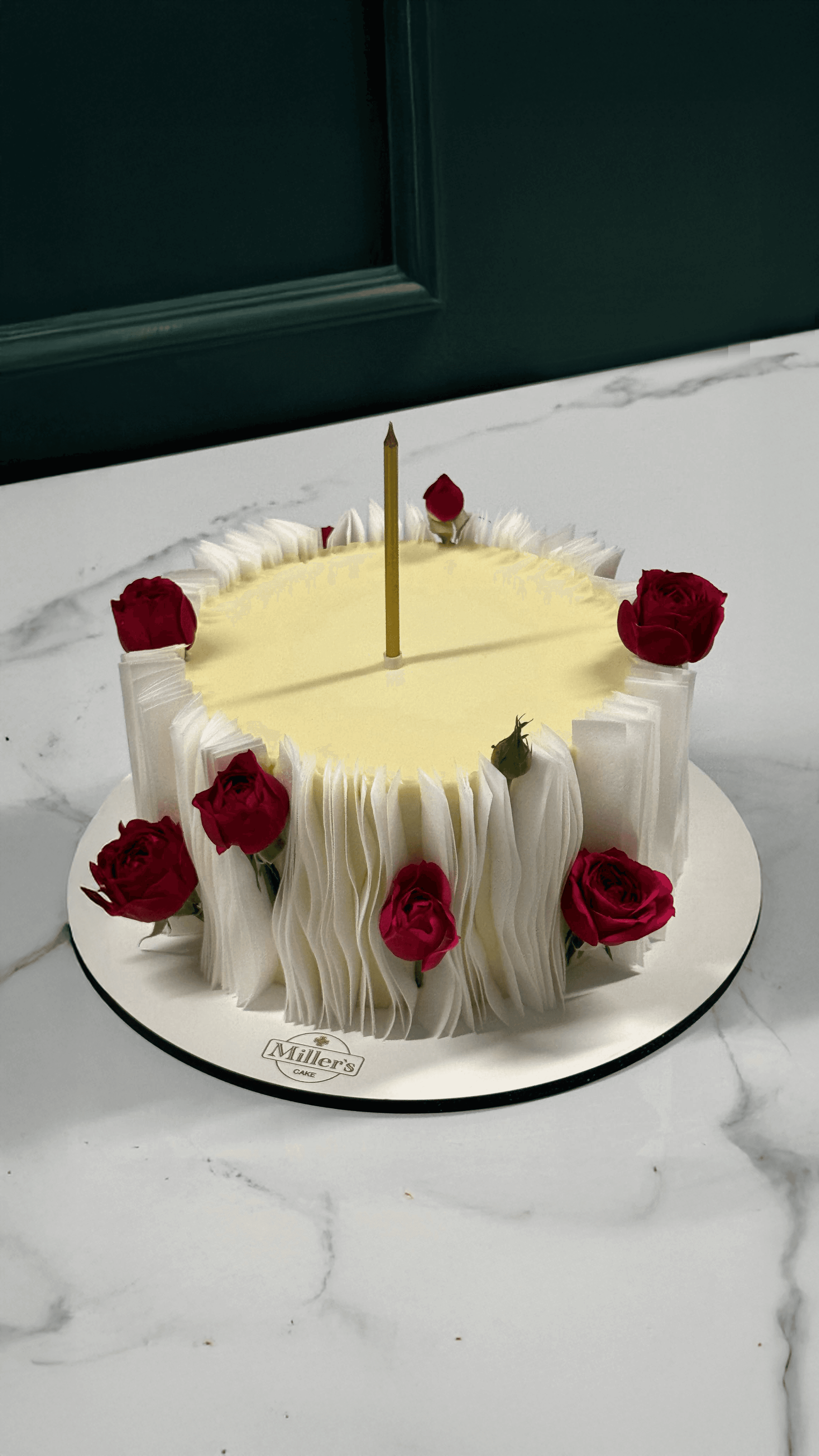 Rose Ruffle Celebration Cake