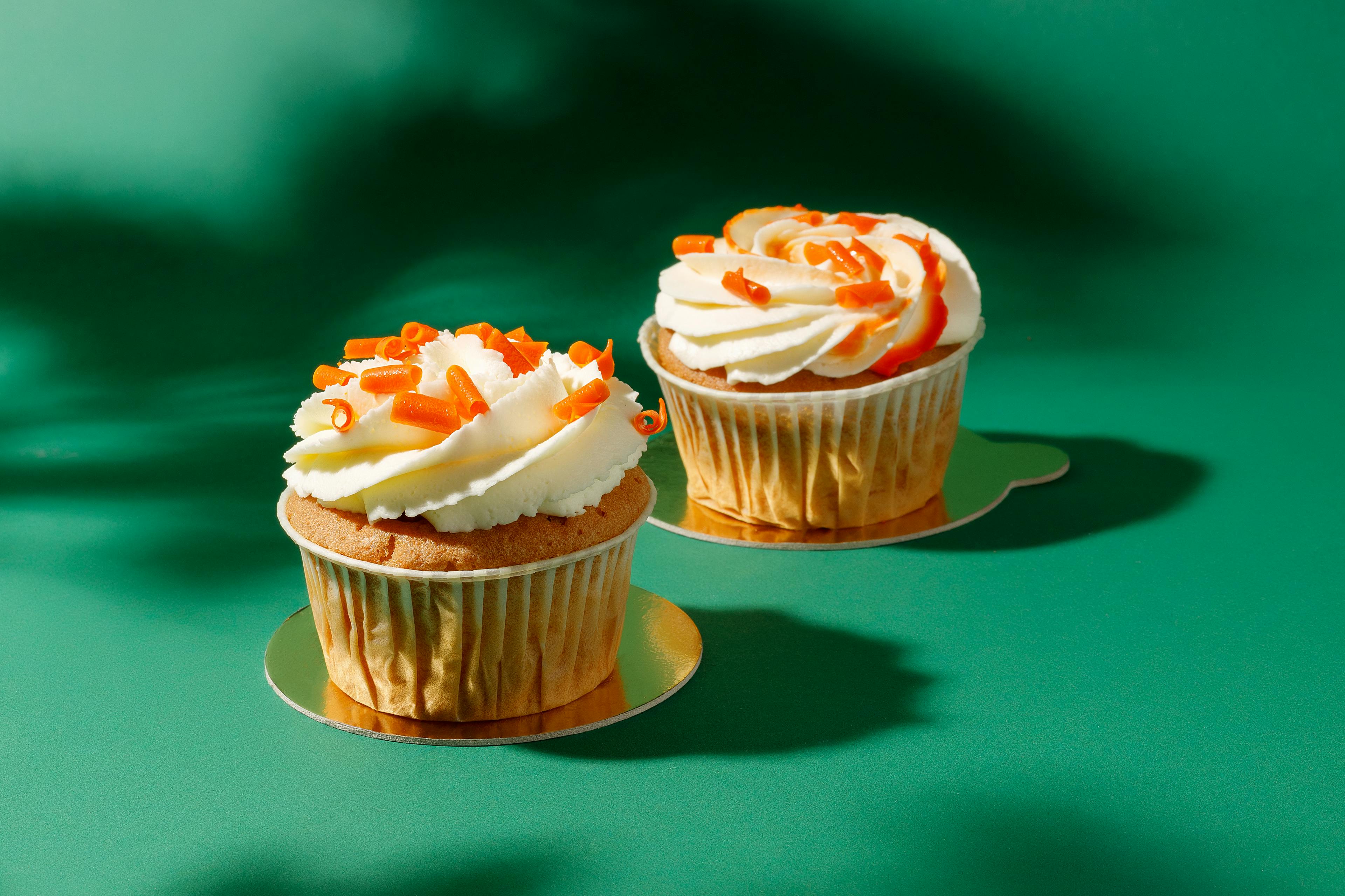 Orange cupcake