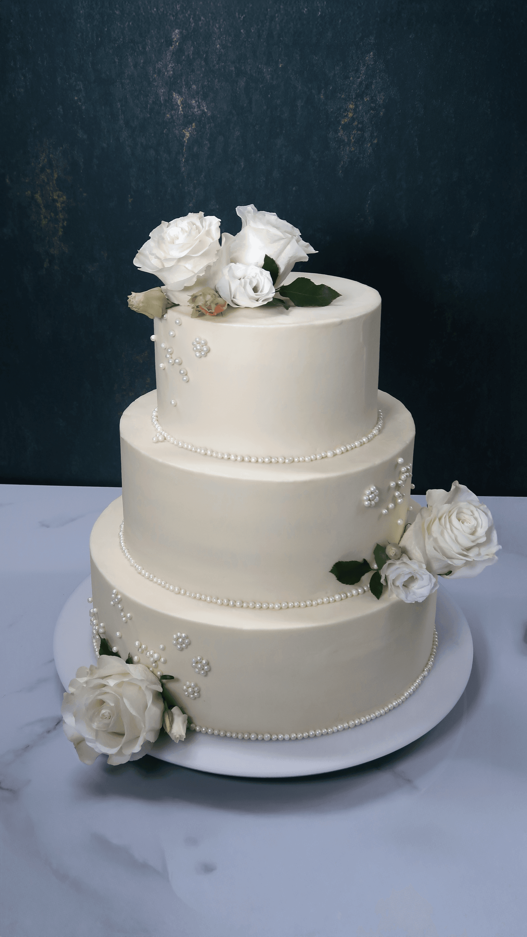 Eternal Elegance Wedding Cake