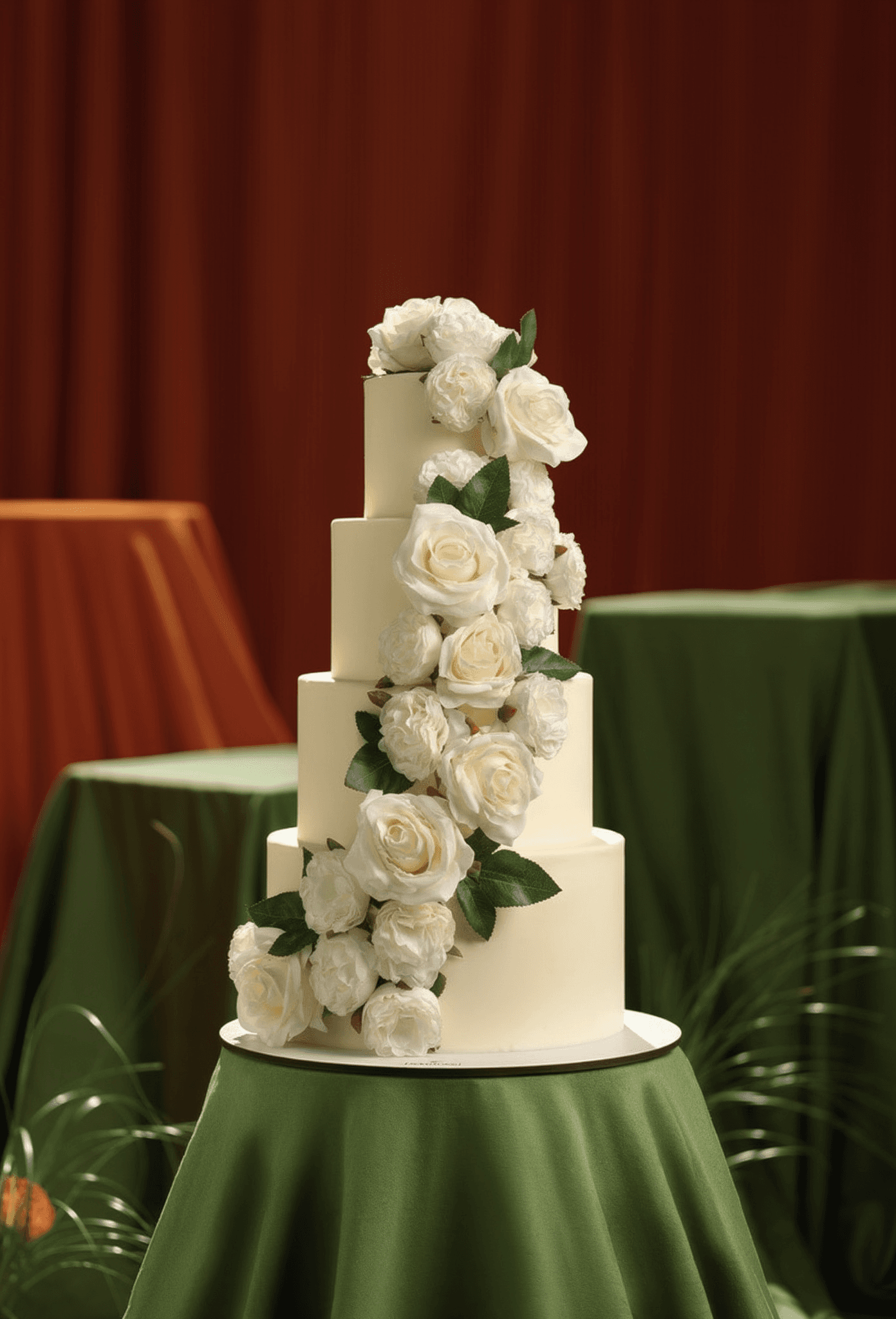 Love Wrapped in White Roses