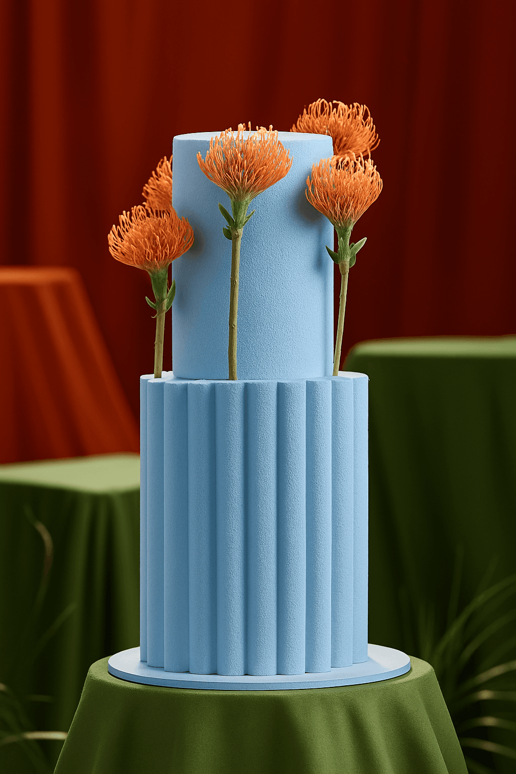 Timeless Florals on a Modern Silhouette - #82b3dc