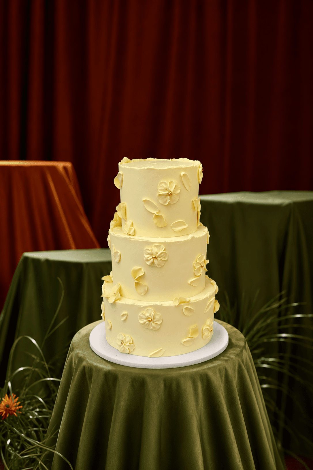 Lemon Blossom Tiered Cake