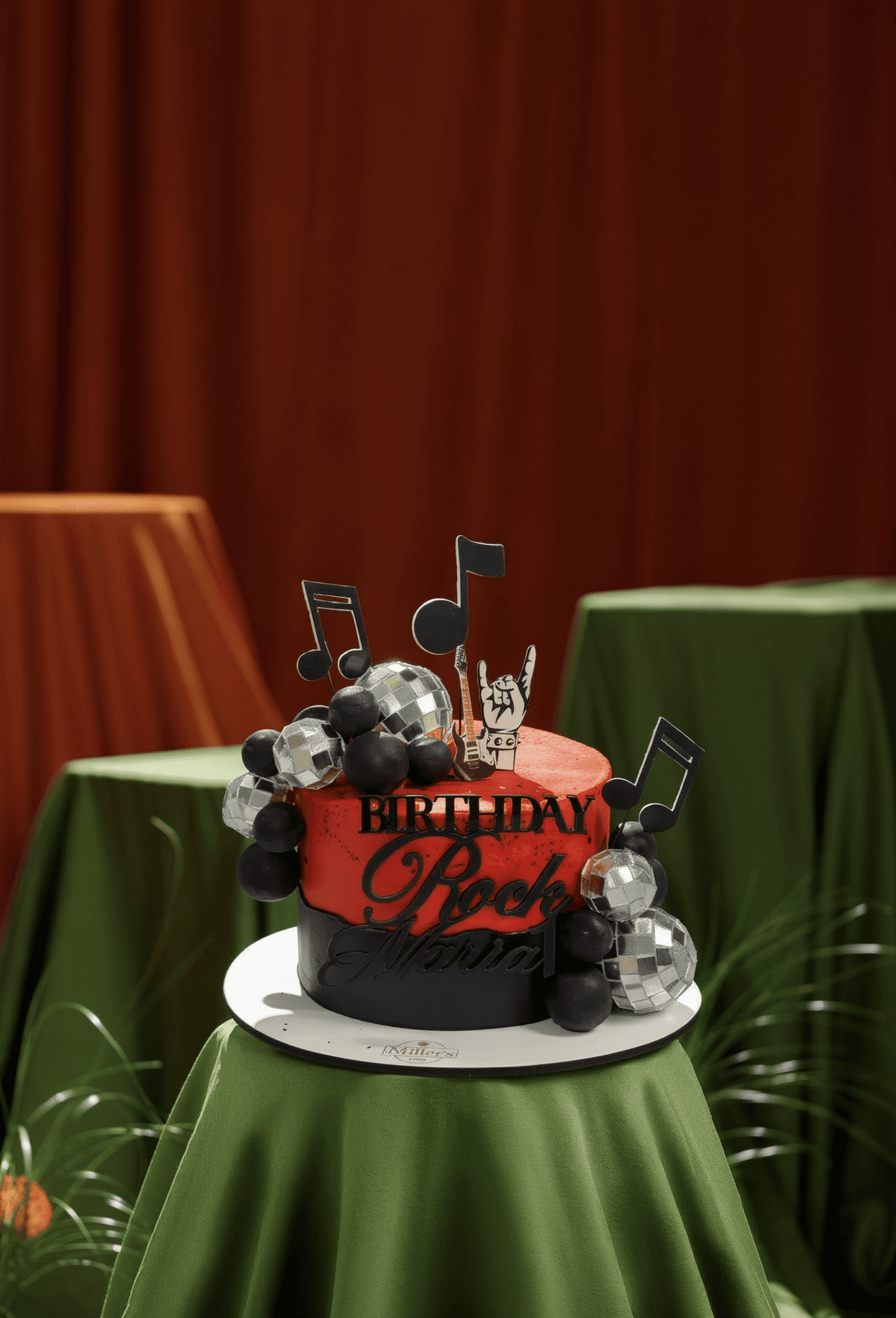Rock Star Birthday Cake